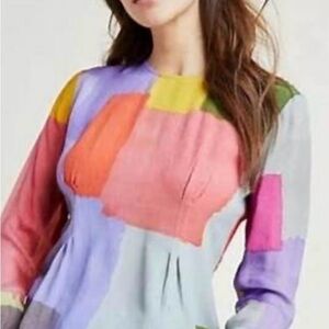 Colorful Abstract Women's Top